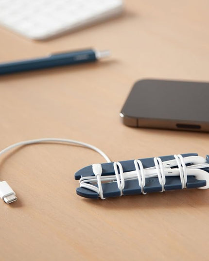 U Brands Oval Wired Ear Buds Cord Caterpillar Wrap, Set of 6 Cord Organizers for Apple Headphones Wired, Travel Essentials, Electronics Cable Management