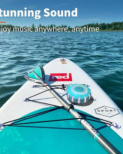 HEYSONG Waterproof Shower Bluetooth Speaker, Durable & Portable with Clear Sound, Ideal for Shower, Pool, Beach & Kayaking – Great Gift for Girls, Women & Men