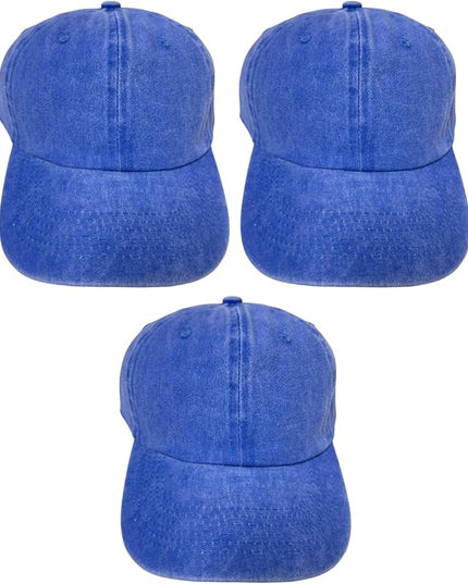 Roytrense Unisex 100% Cotton Washed Low Profile Dad Hat - Adjustable Baseball Cap for Outdoor Activities