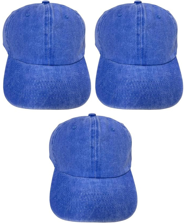 Roytrense Unisex 100% Cotton Washed Low Profile Dad Hat - Adjustable Baseball Cap for Outdoor Activities
