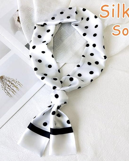 Dailyacc Hair Scarf for Women Fashion Silky Satin Headscarf Wrap Breathable Lightweight Neck Scarves For Handbag