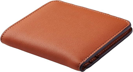 Toughergun Women’s Small Slim Leather Wallet with RFID Protection, Compact Bifold Mini Purse with Clear ID Window