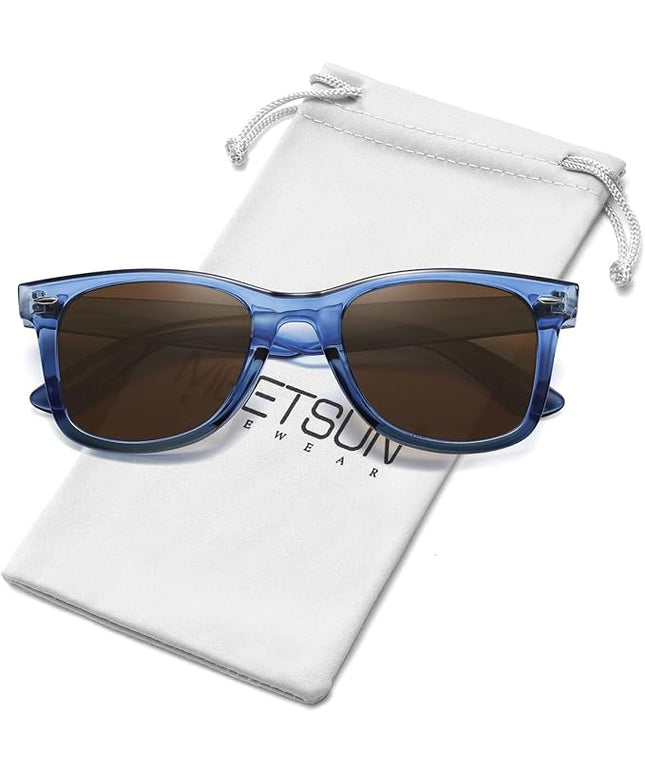MEETSUN Polarized Sunglasses for Women Men Classic Retro Square Frame Driving Sun Glasses UV Protection