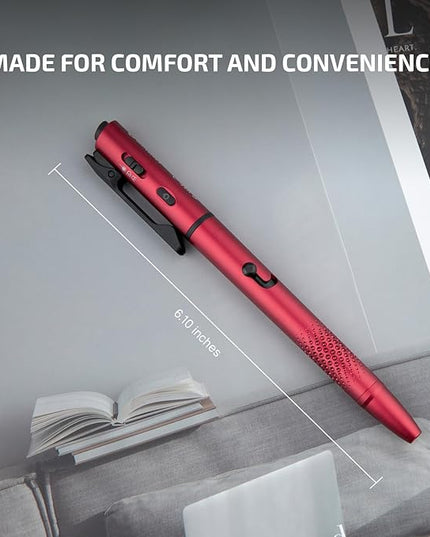 OLIGHT O'Pen 3 EDC Pen Light,120 Lumens with Green Beam, Red and White, USB-C Rechargeable LED Flashlight for Office, Writing, Presentation, Outdoor Uses, Professional Business Gift(Wine Red)