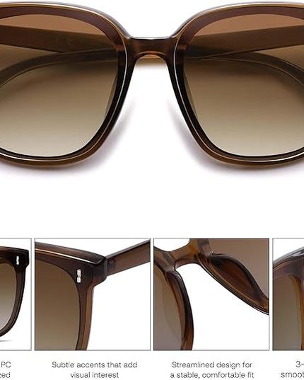 SOJOS Sunglasses for Women Men Vintage Style Shades SJ2157