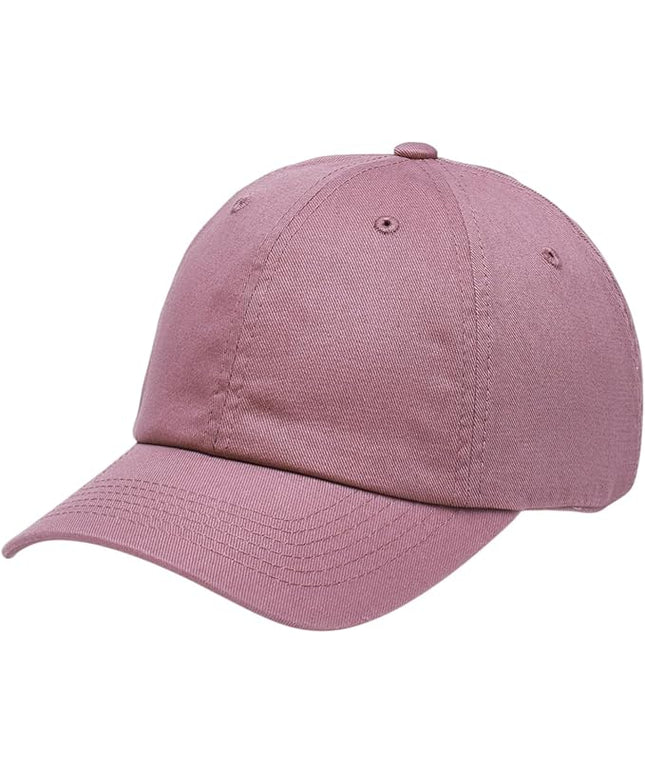 E BY ELIDAN Classic Dad Hat Cotton, Low-Profile Plain Baseball Cap, Adjustable, Breathable and Packable