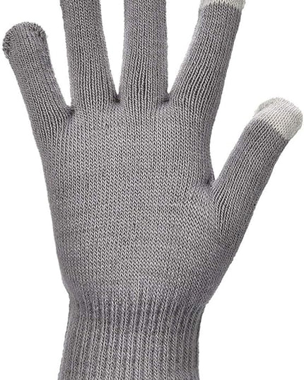 Pangda 12 Pairs Winter Touch Screen Gloves for Men Women Stretch Knitted Texting Gloves Warm Windproof Solid Color Mittens