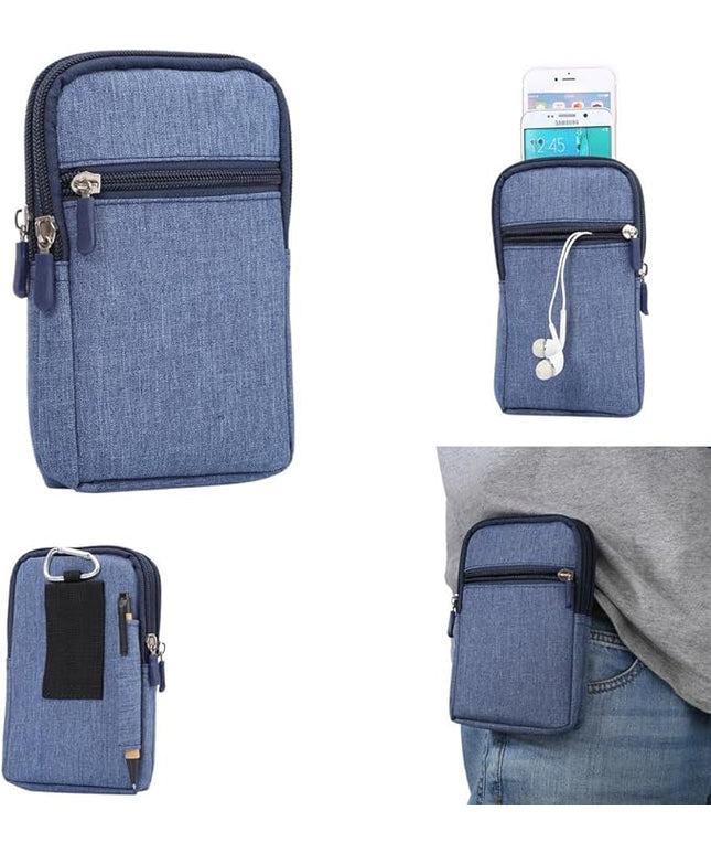 Universal Cell Phone Purse Multipurpose Waist Pack Bag for Outdoor Sports Moblie Phone Carrying Cases Belt Bag Pouch for iPhone X/8/7/6/6S Plus Samsung Galaxy Series Phones Under 6.3'' from WaitingU