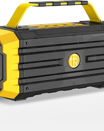 Portable Bluetooth Speaker 120W Peak 80W Wireless Speakers, TWS Pairing, Deep Bass, Hi-Fi Loud Speaker, IPX6 Waterproof, DSP Sound Boombox for Outdoor, Camping, Party, Beach