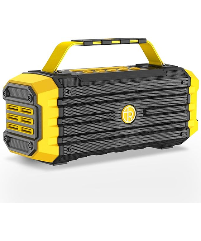 Portable Bluetooth Speaker 120W Peak 80W Wireless Speakers, TWS Pairing, Deep Bass, Hi-Fi Loud Speaker, IPX6 Waterproof, DSP Sound Boombox for Outdoor, Camping, Party, Beach