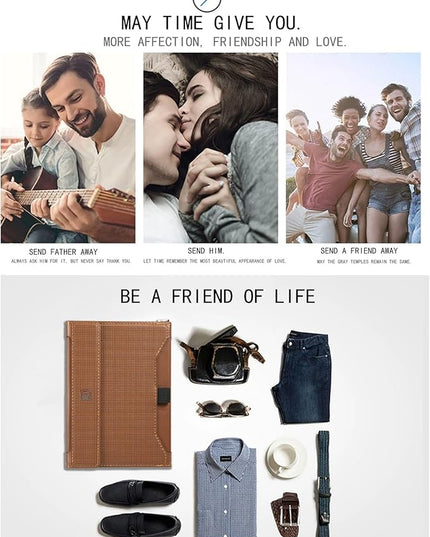 Passport Holder for Travel Essentials, RFID Blocking PU Leather Passport Wallet Cover Card holder Case Passport Book Holders for Women and Men, Brown