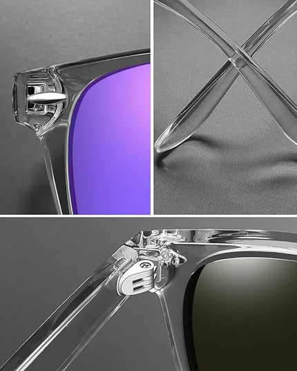 Joopin Square Sunglasses Polarized UV Protection Trendy Designer Sun Glasses Men Women
