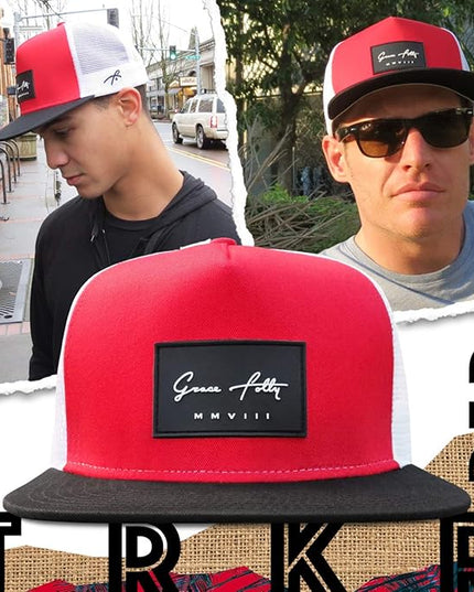 Grace Folly Trucker Hat for Men & Women. Snapback Mesh Caps