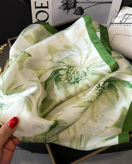 Satin Bandanas Head Scarf For Women Hair Scarves Accessories Lightweight Fashion Wrap Neck Silk Sleeping Headscarf