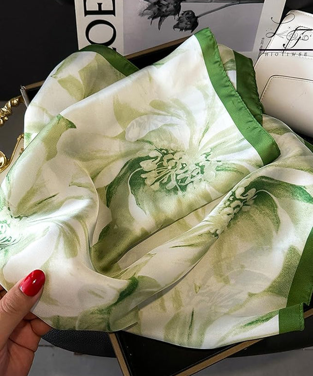 Satin Bandanas Head Scarf For Women Hair Scarves Accessories Lightweight Fashion Wrap Neck Silk Sleeping Headscarf
