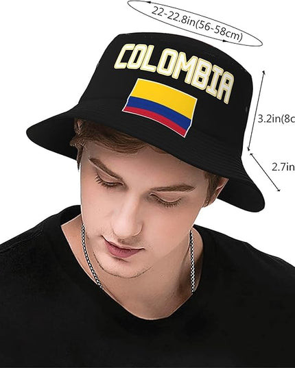 Funny Flag Bucket Hat for Men Women, Fisherman Hats Packable Fashion Sun Cap for Travel Outdoor Beach Boys Girls