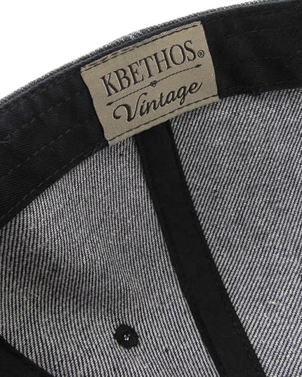 KBETHOS Vintage Washed Distressed Cotton Dad Hat Baseball Cap Adjustable Polo Trucker Unisex Style Headwear