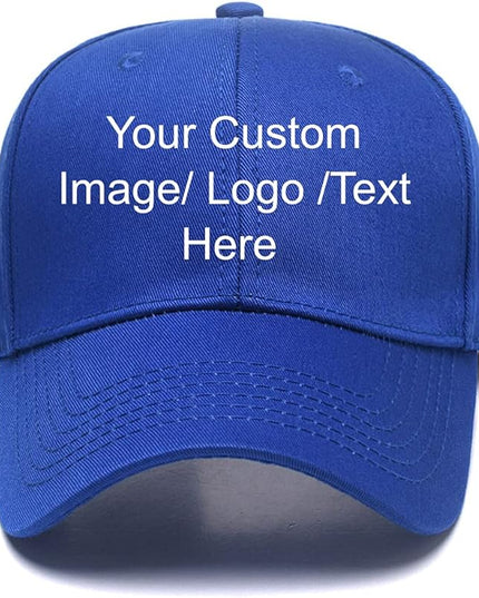 Custom Baseball Cap with Your Text for Men Women,Personalized Adjustable Trucker Caps Casual Sun Peak Hat for Gifts