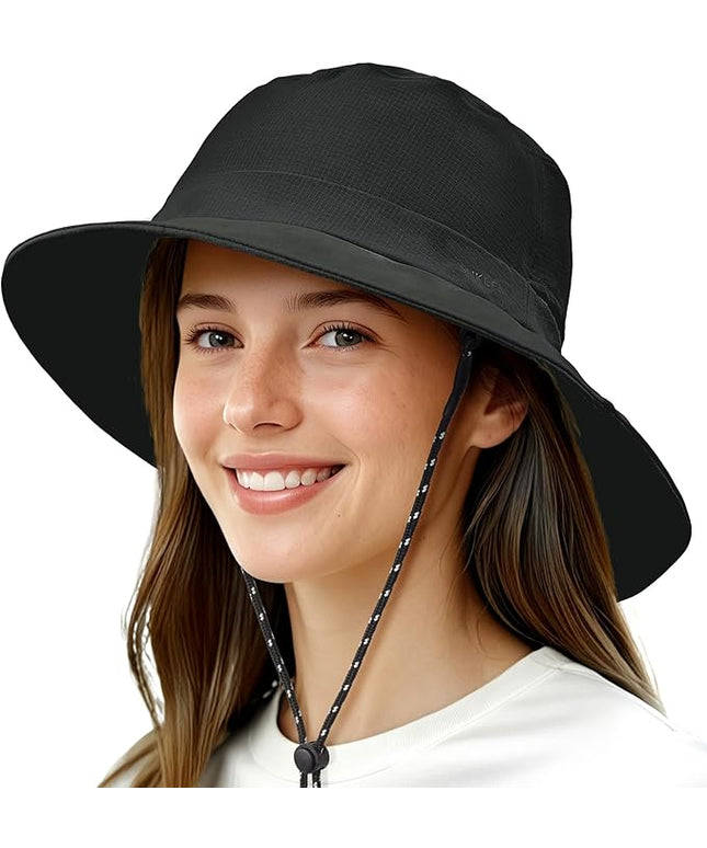 Sukeen Bucket Hat, Waterproof, Skin-Friendly, Shields Neck, Quick-Dry, Breathable, Hat for Fishing, Travel hat