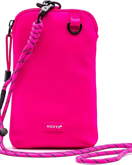 MOXYO Urban Nylon Crossbody Phone Bag, Small Lightweight and Durable Travel Bag With Removable, Adjustable Paracord Straps