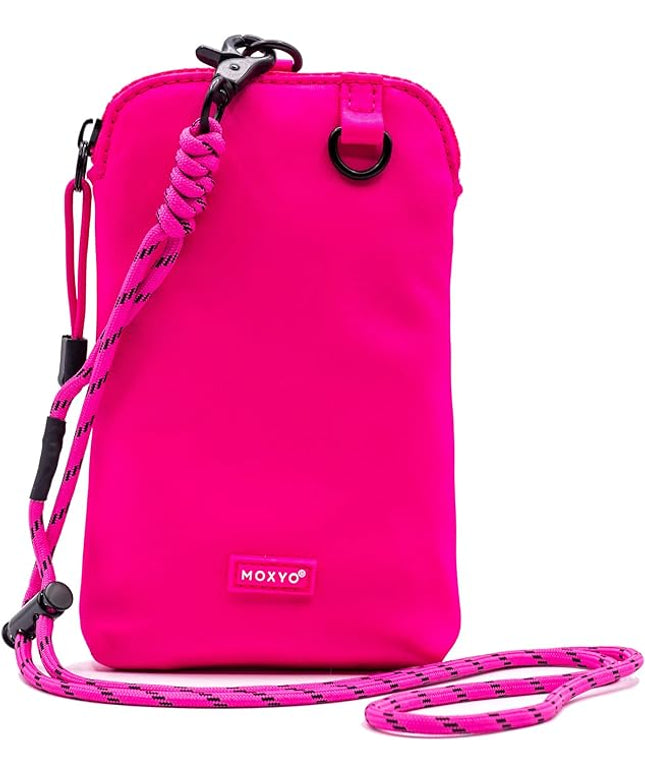 MOXYO Urban Nylon Crossbody Phone Bag, Small Lightweight and Durable Travel Bag With Removable, Adjustable Paracord Straps