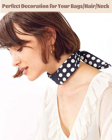kcctoo 2/6/10Pack Scarf Bags for Women Handbag Scarfs Band Hair Neck Scarves Fashion Gifts