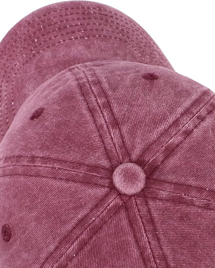 HH HOFNEN Men Women Washed Distressed Twill Cotton Baseball Cap Vintage Adjustable Dad Hat
