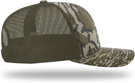 Richardson 112 Trucker Hat - Premium Adjustable Snapback Hat - Structured Six Panel Richardson Blank Caps