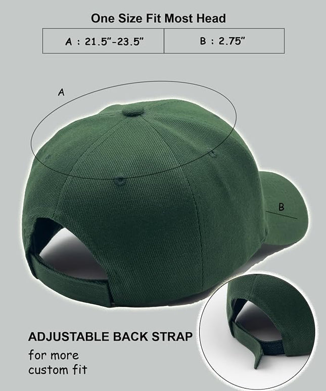 Utmost Structured Baseball Cap with Adjustable Closure - Performance Hat for Outdoor Activities