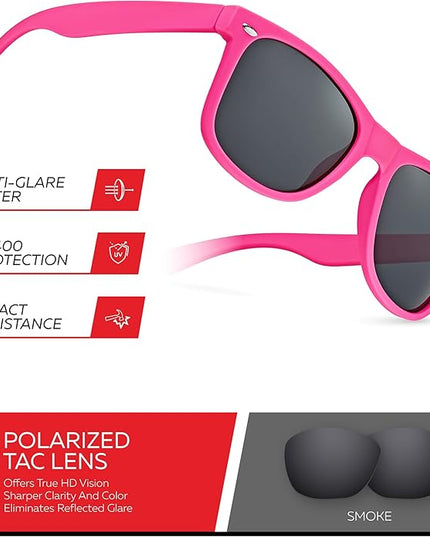 Retro Rewind Polarized Sunglasses for Men and Women - UV Protection Classic Sun Glasses