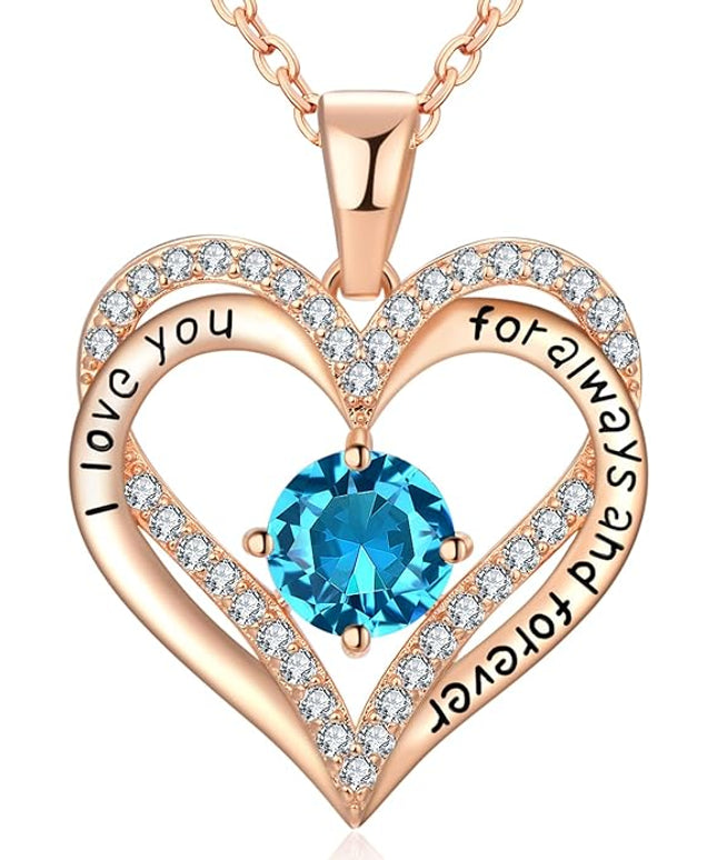 18K Rose Gold Necklaces for Women Birthday Gifts for Women Jewelry for Women Birthday Gifts for Wife Girlfriend Daughter Wife Birthday Gifts for Anniversary Mothers Day Christmas Valentines Gifts