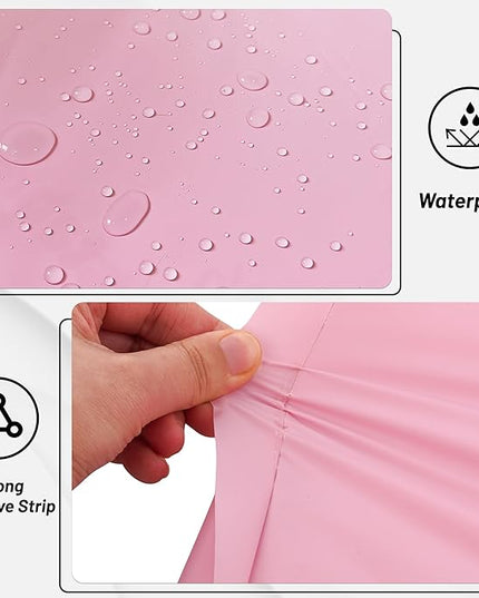 100% Compostable 10x15 inch Shipping Bags with Self Seal Waterproof Shipping Mailers with Eco Friendly Packaging Envelopes Supplies Mailing Bags BPI Certified Pink, 50 Counts