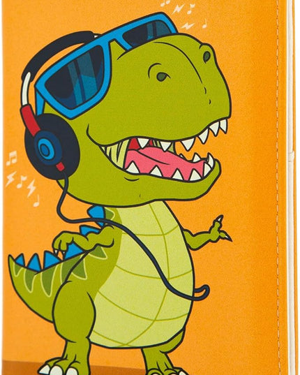 Passport Holder,Cute Passport Cover for Women Men,Travel Document Organizer Holder Boy Girl Wallet personalized Leather Rfid Passport Wallet (Dinosaur)