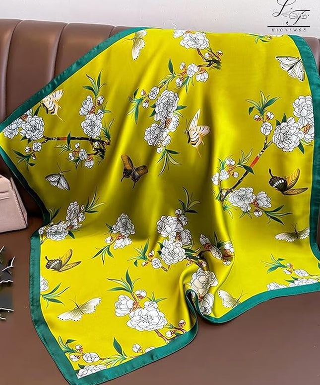 Satin Bandanas Head Scarf For Women Hair Scarves Accessories Lightweight Fashion Wrap Neck Silk Sleeping Headscarf