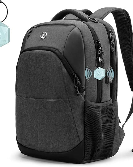 Swissdigital Design Business Laptop Backpack, College Laptops Backpack with USB Charging Port for Men and Women Fits 16 Inch Notebook, Grey-Finder Color Random | SD1670BT013-02