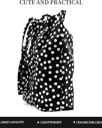 Corduroy Tote Bag Cute Tote Bags for Women Shoulder Bag with Inner Pocket for Work Beach Travel and Shopping Grocery