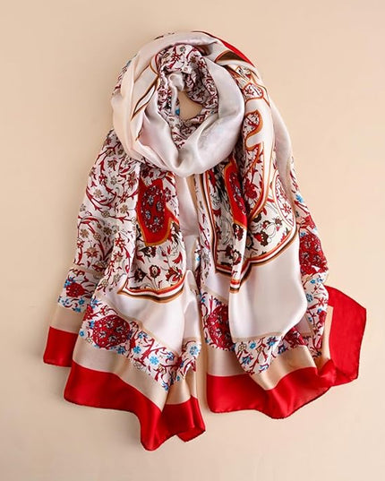 Silk Scarf Mulberry Silk Fashion Scarves Long Lightweight Shawl Wrap …