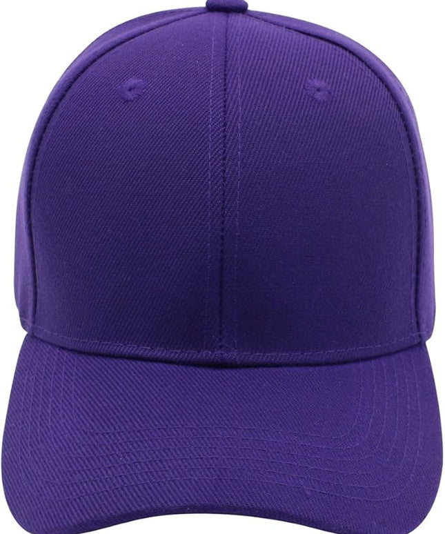 Top Level Baseball Cap Men Women - Classic Adjustable Plain Hat
