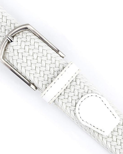 Braided Canvas Woven Elastic Stretch Belts for Men/Women/Junior with Multicolored