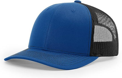 Richardson 112 Trucker Hat - Premium Adjustable Snapback Hat - Structured Six Panel Richardson Blank Caps