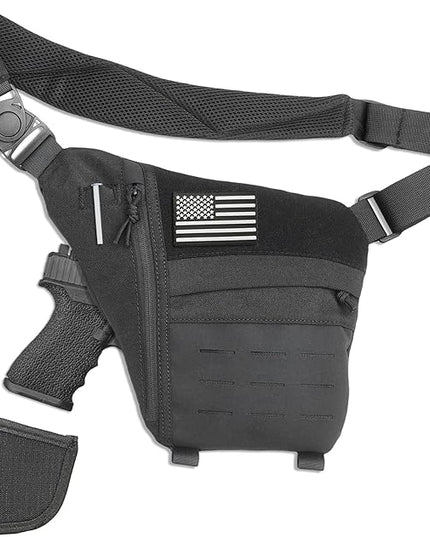 Tactical Sling Bag for Men Women Crossbody Anti-Theft CCW Sling Bag EDC Carry