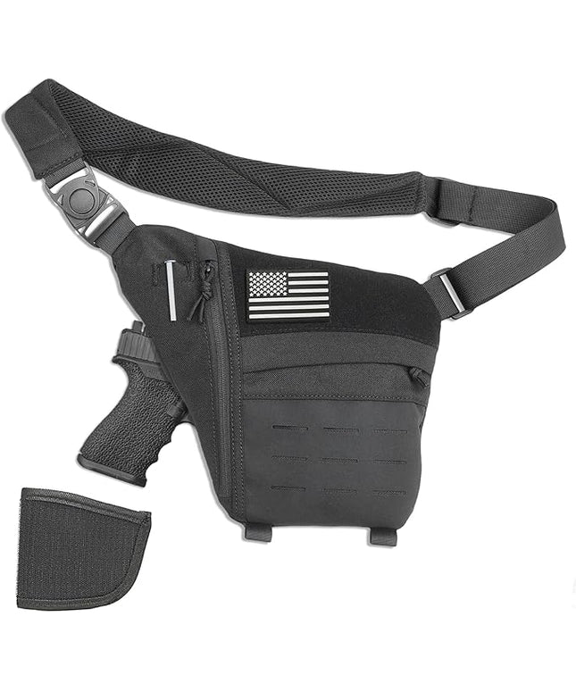 Tactical Sling Bag for Men Women Crossbody Anti-Theft CCW Sling Bag EDC Carry