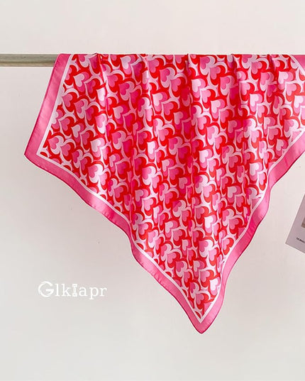 Satin Bandana Headscarf for Women Silky Hair Scarves for Fashion Lightweight