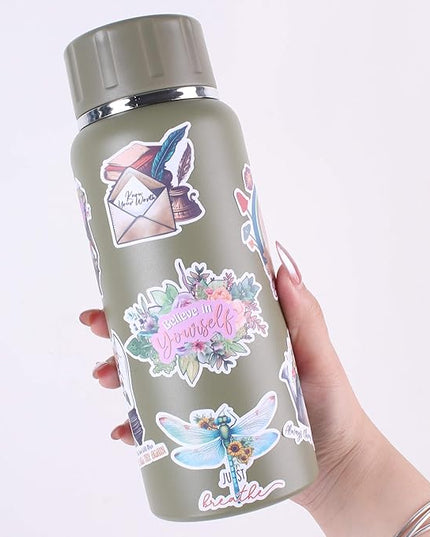 Waterproof Inspirational Positive Mental Health Quotes Sticker Bundle 30pcs for Journal Crafts Scrapbook Planner Gift Waterbottle Personalized Decoration