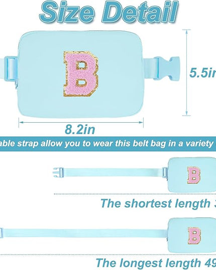Uygafly Birthday Gifts for 6 7 8 9 10 11 12 13 Year Old Girls,Belt Bag for Women Girls Fanny Pack Crossbody Bags for Kids,Fashion Waist Packs Cute Teen Trendy Stuff Travel Essentials | Blue,B