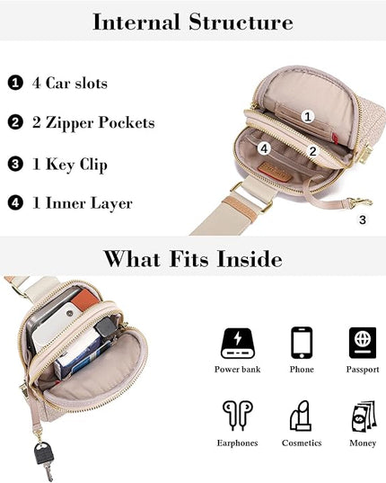 INICAT Small Anti Theft Crossbody Bags Women Valentine's Day Gifts, Vegan Leather Sling Cross Body Purse Travel Essentials
