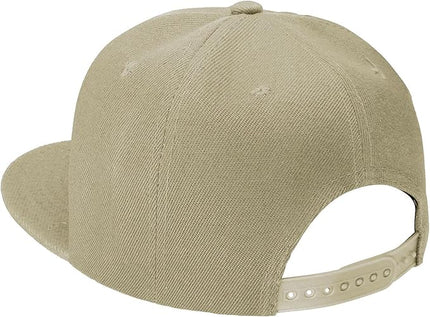 Classic Snapback Hat Cap Hip Hop Style Flat Bill Blank Solid Color Adjustable Size