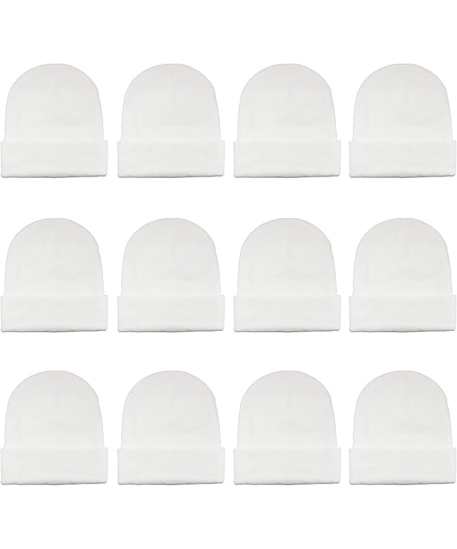 Gelante Unisex Beanie Cap Knitted Warm Solid Color and Multi-Color Multi-Packs