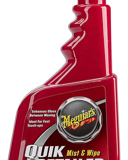 Meguiar's Quik Detailer, Mist & Wipe Car Detailing Spray, Clear Light Contaminants and Boost Shine with a Quick Detailer Spray that Keeps Paint and Wax Looking Like New, 32 oz