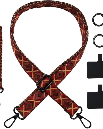 LEMEDE Adjustable Phone Lanyard - Phone Wristlet & Crossbody Phone Strap, Versatile for ID, Camera，Key straps(1" Width)